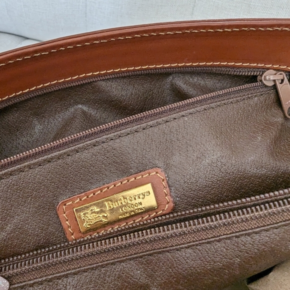 Burberry Regent Tote Haymarket Coated Canvas Medium - Picture 5 of 13